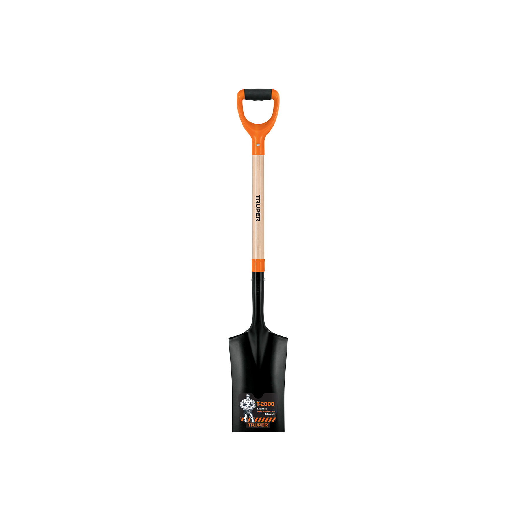 Pala recta mango con asa (17162) Truper