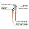Alicate pico loro 12″ mango naranjo (17352) Truper
