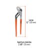 Alicate pico loro 12″ mango naranjo (17352) Truper