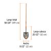 Pala classic punta huevo mango largo de 149 cms (17169) Truper