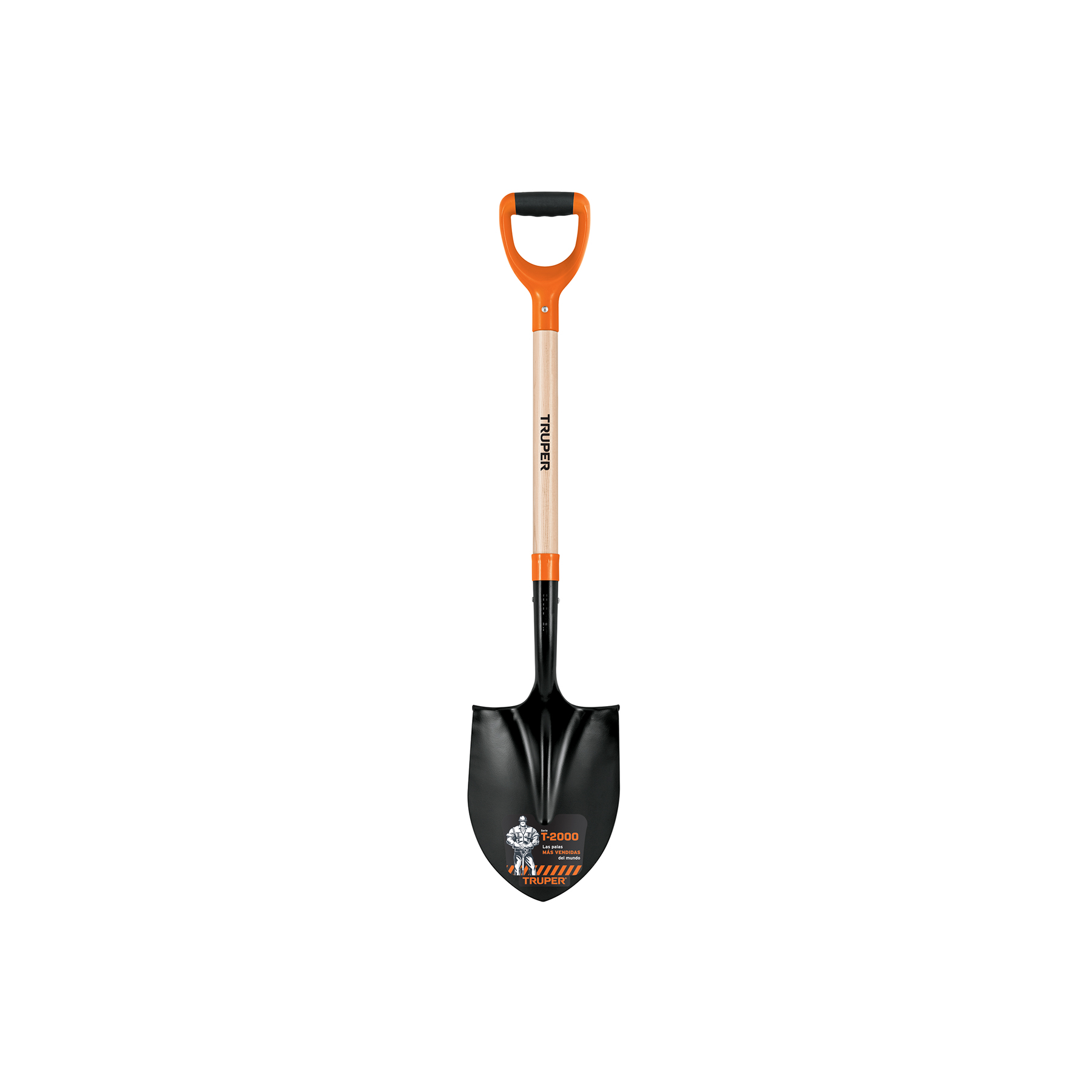 Pala punta huevo mango con asa 104 cms (17160) Truper