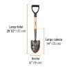 Mini pala (cajuelera) punta huevo 73cm (17193) Truper