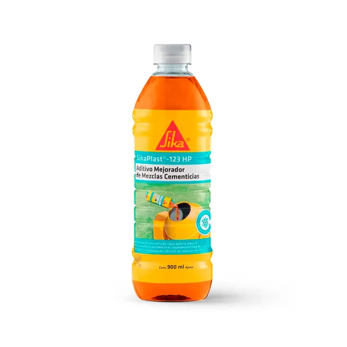 Sikaplast 123Hp mejorador de morteros  y mezcla 900 ML