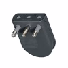 Enchufe macho volante 10A  convertible gris Ekoline