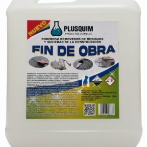 Detergente fin de obra 5 litros Plusquim