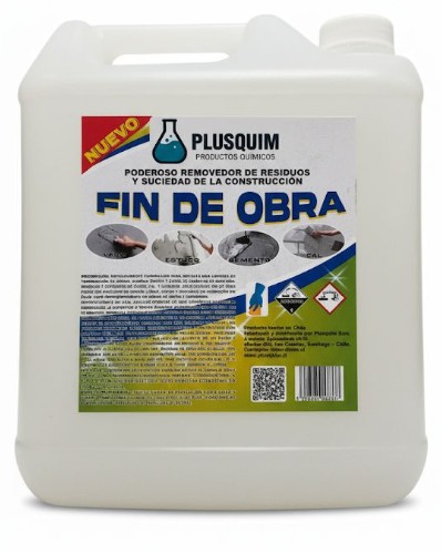 Detergente fin de obra 5 litros Plusquim