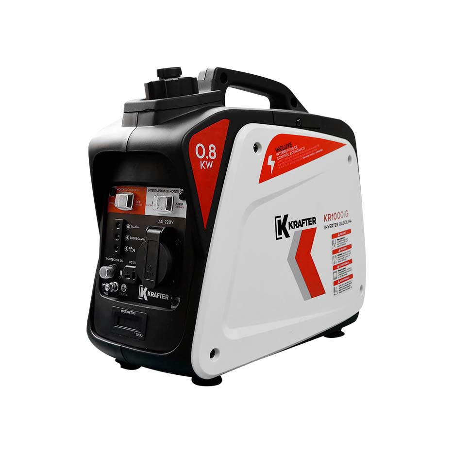 Generador inverter 4 tiempos 0,8 KVA KR1000IG Krafter