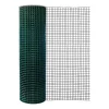 Malla soldada plastificada verde 90 cm x 15 metros