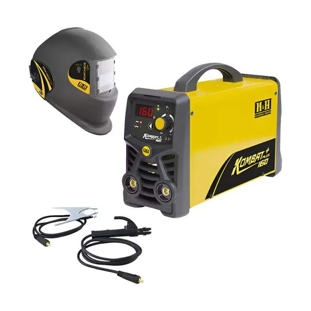 Soldadora MYH kombat 160 plus + Mascara soldar + Curso de soldar Online