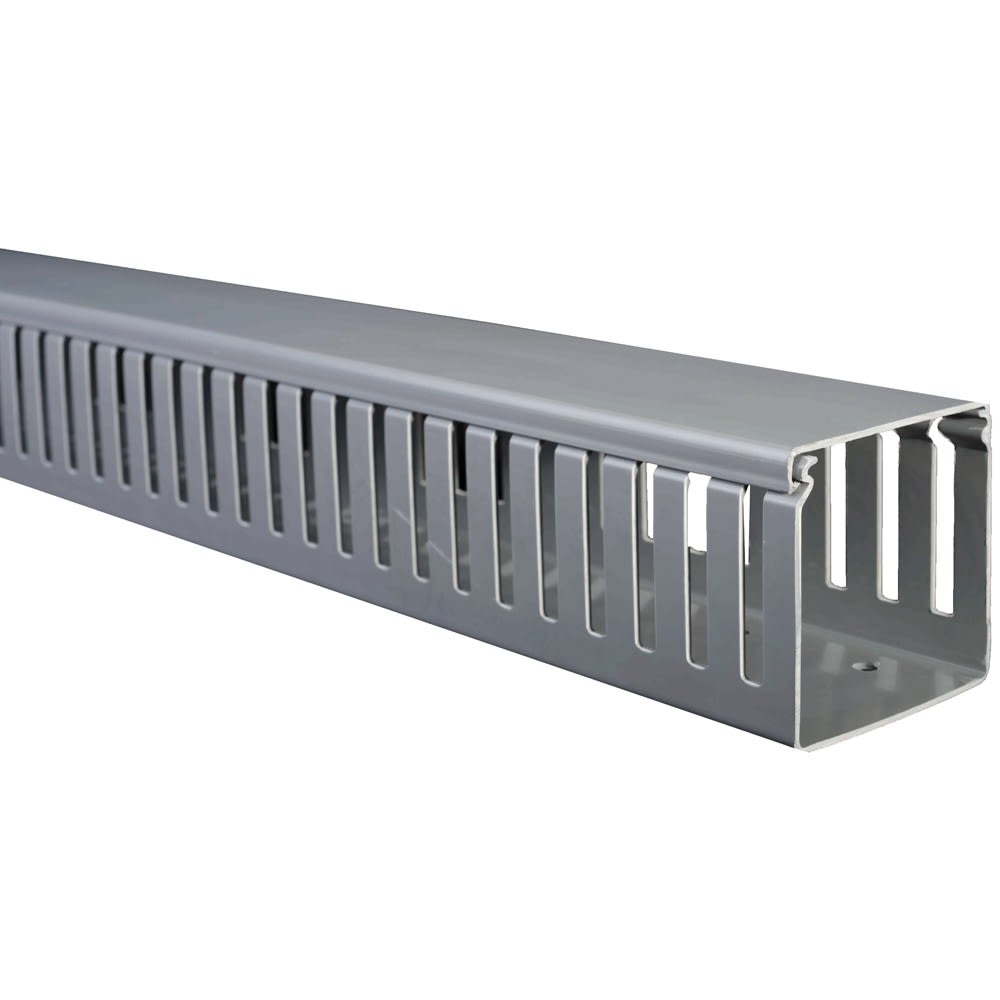 Bandeja eléctrica ranurada 60 x 40mm x 2 mts Gris