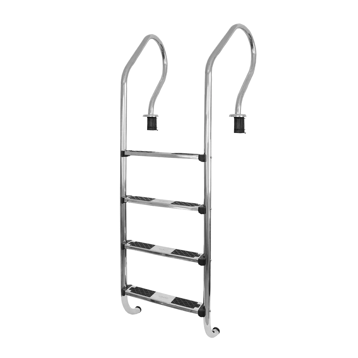 Escalera para piscina 4 peldaños acero inoxidable 1.89mt (107002) Vulcano