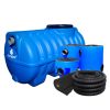 Fosa séptica tricapa con kit de instalación, 2.400 litros, Amerplast