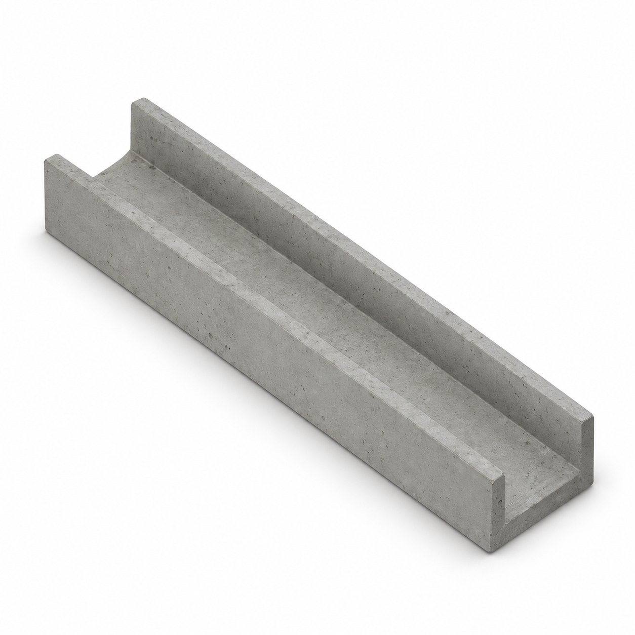 Canaleta concreto chica 15 cms x 21cms x 1 mt Aconcret