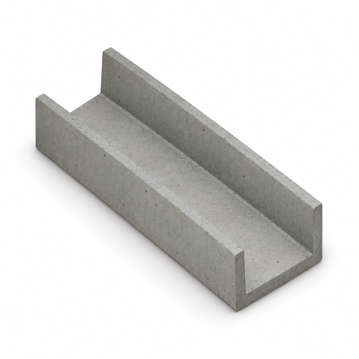 Canaleta concreto mediana 23 cms x 36cms  x 1 mt Aconcret