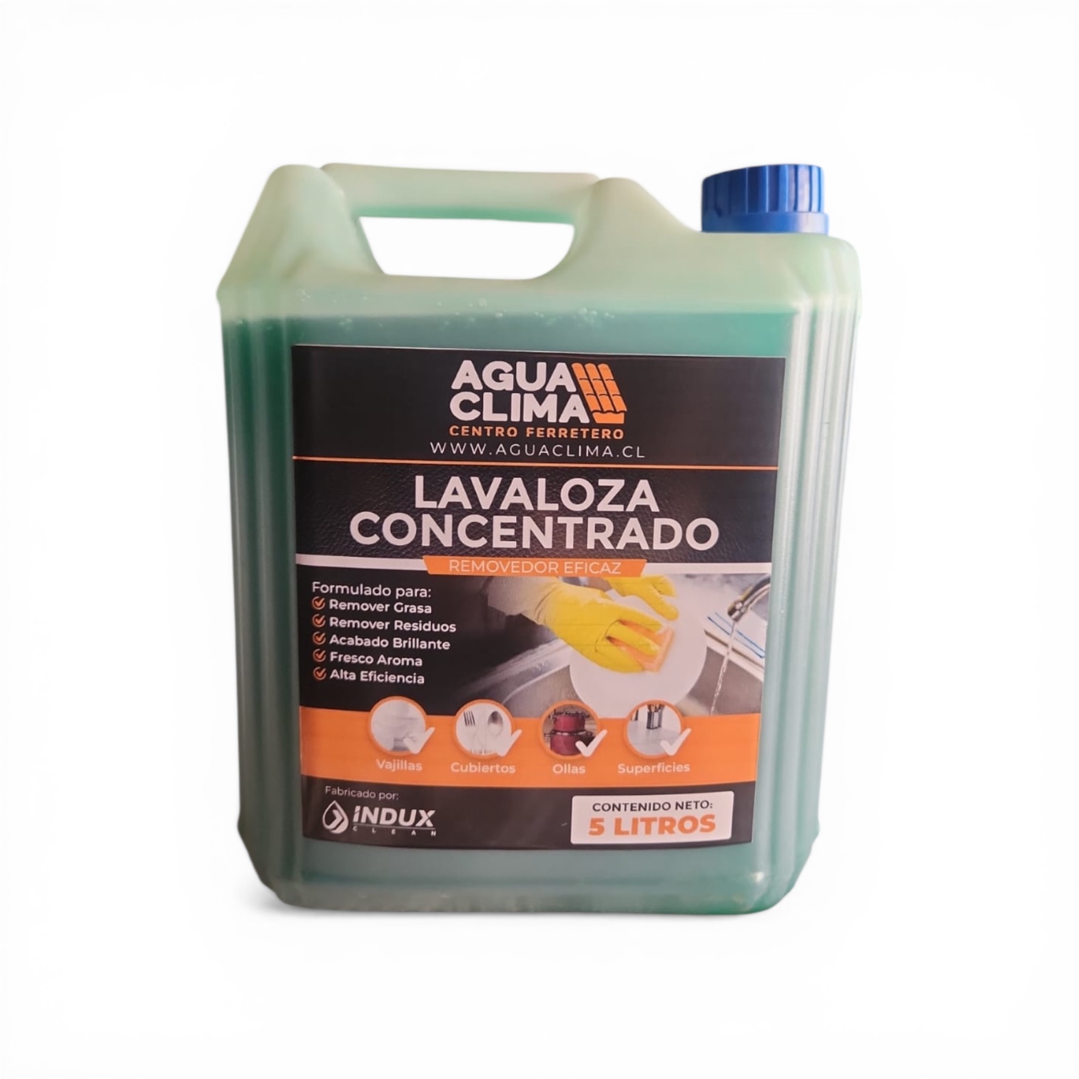 Lavaloza concentrado 5 Lts Aguaclima