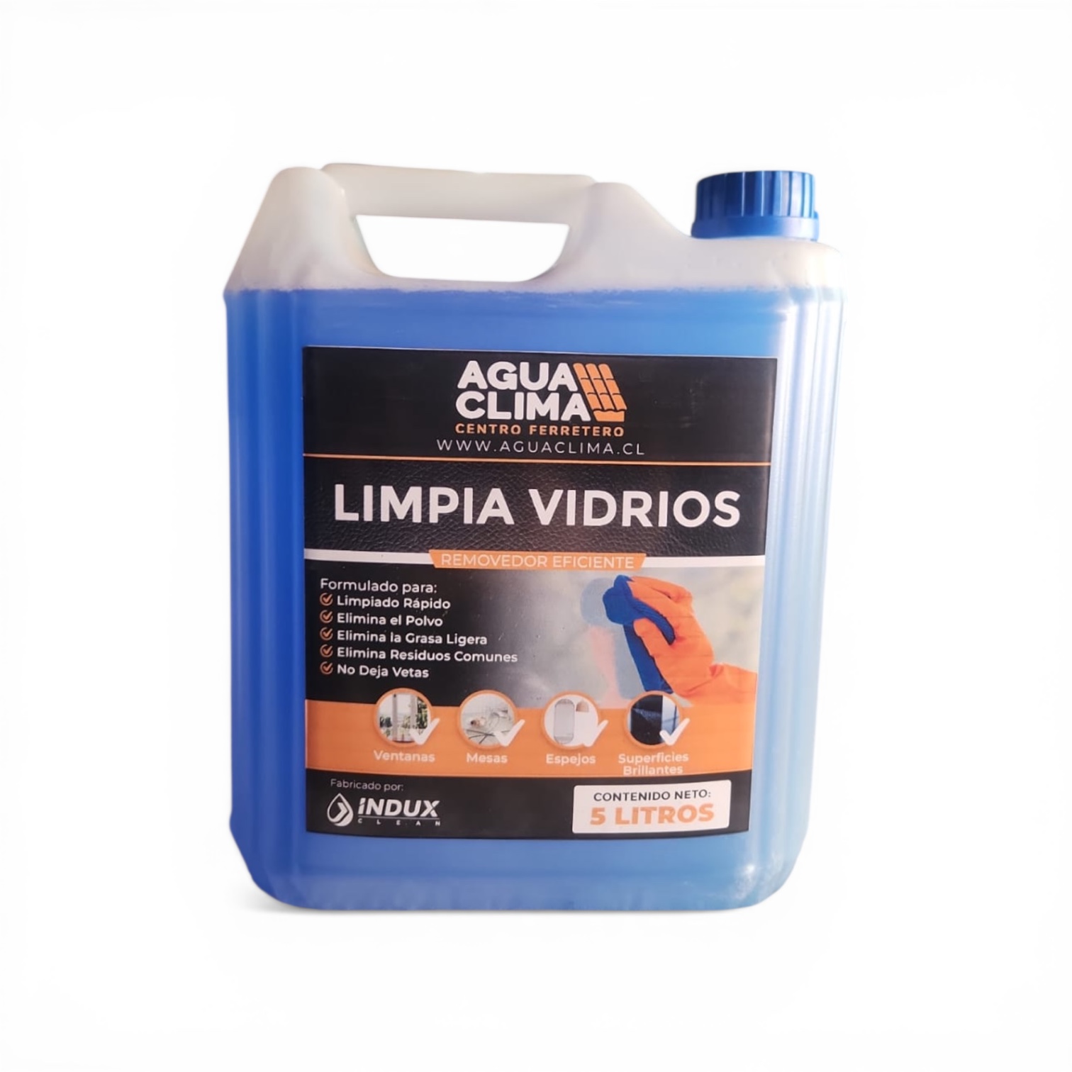 Limpia vidrios 5 Lts Aguaclima