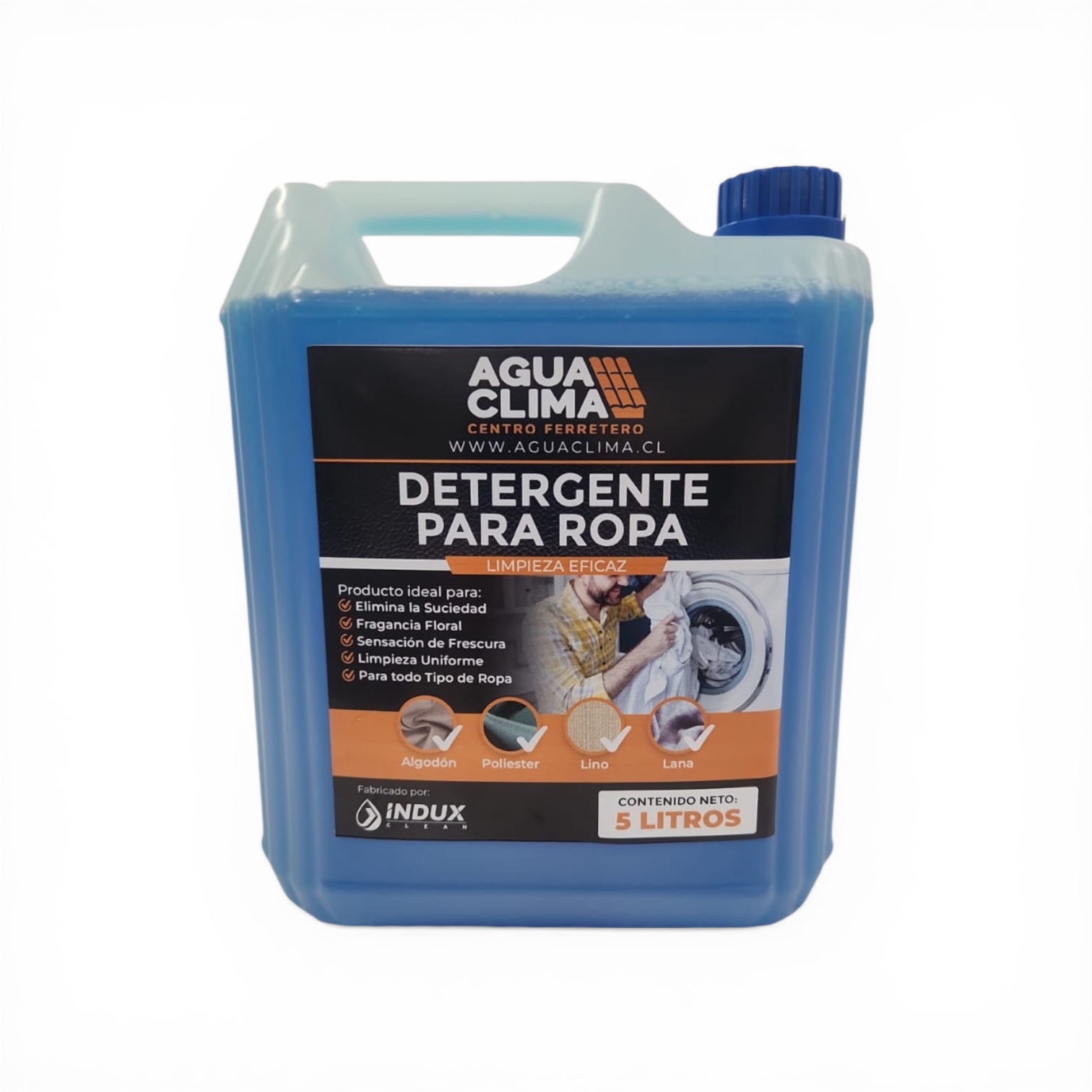 Detergente para ropa 5 Lts Aguaclima