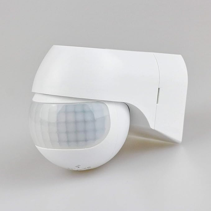 Sensor de movimiento muro vertical/horizontal180° 12mts  Ekoline