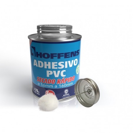 Adhesivo PVC Hoffens 470cc secado rapido tarro
