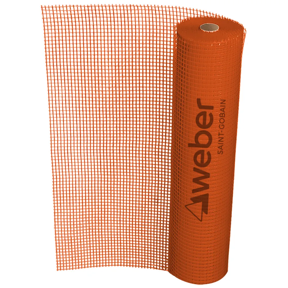 Malla fibra vidrio orange  50 M2  EIFS 1 x 50 mts Weber