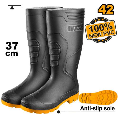 Bota para agua PVC/nitrilo Nº42INGCO