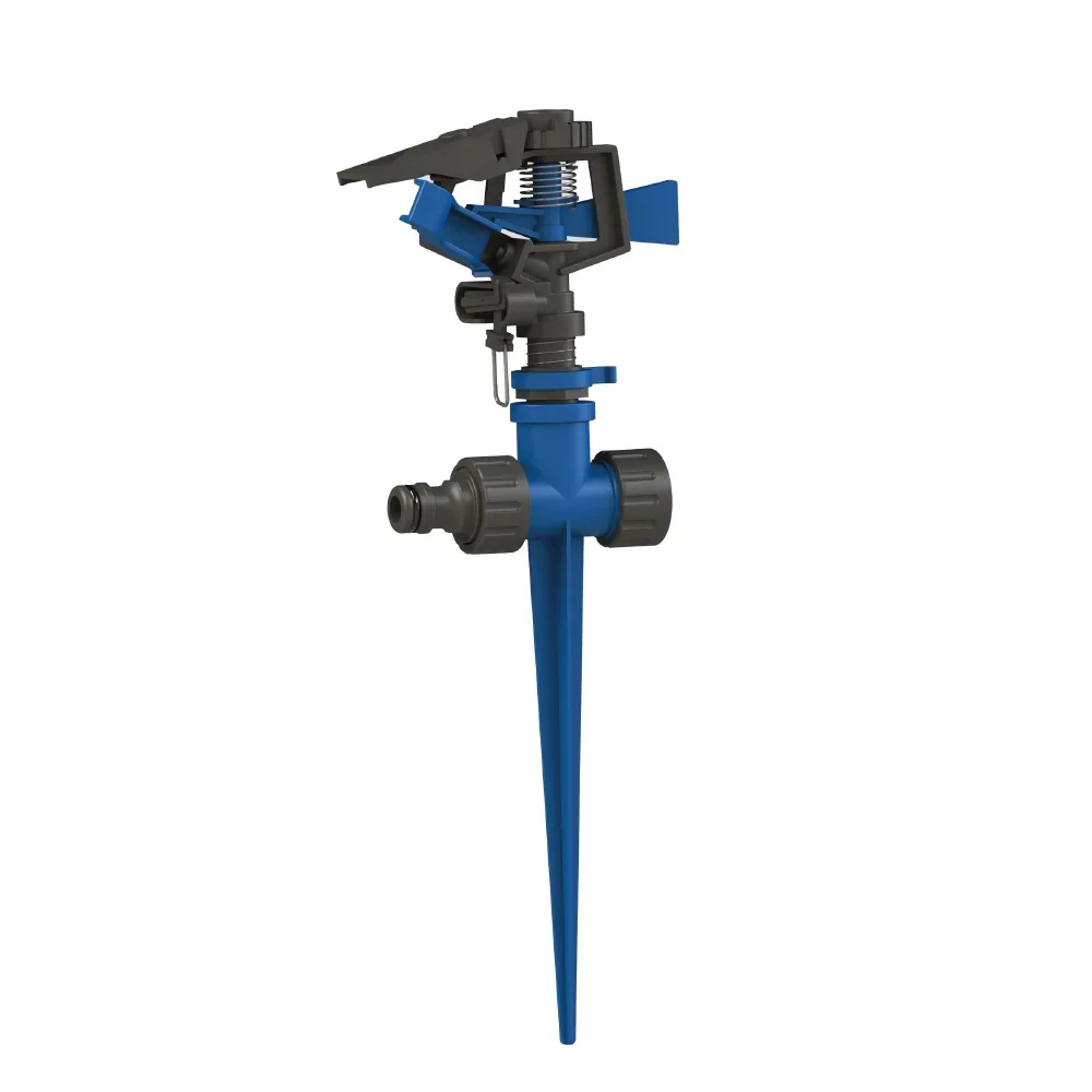 Aspersor riego azul con estaca plástica 1/2´´ (116006) EDR
