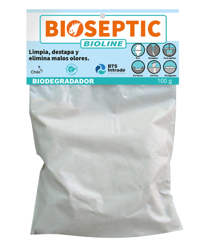 Biodegradador para fosa septica Bioseptic 100 GRS