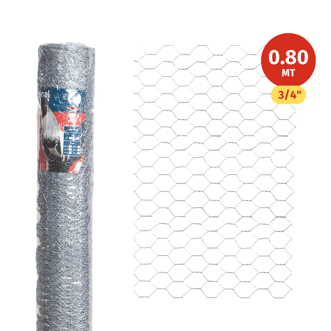 Malla gallinero 3/4 x 0.8mt x 50mt rollo RGM
