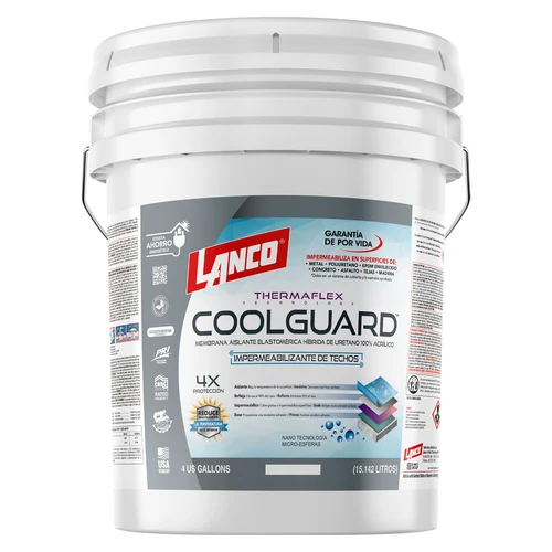 Coolguard sellador de techos blanco Tineta(4gl) Lanco