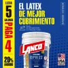 Látex contratista express blanco Tineta (5gl) Lanco