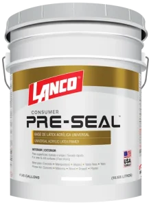 Sellador acrilico Pre-Seal Blanco Tineta (4gl) Lanco