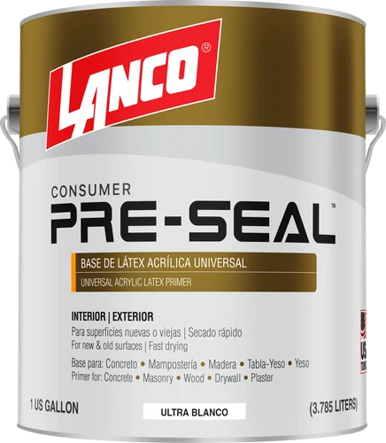 Sellador acrilico Pre-Seal Blanco 1gl Lanco