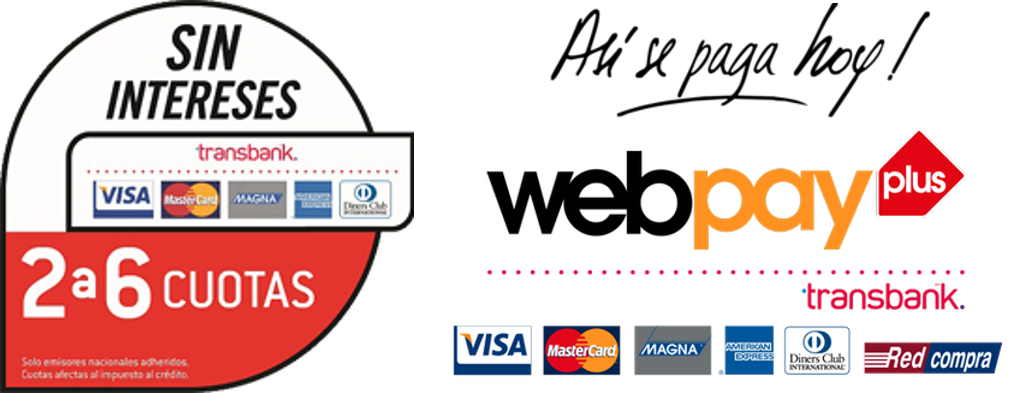 Webpay Plus: 2 a 6 cuotas sin intereses, según condiciones de tarjetas adheridas