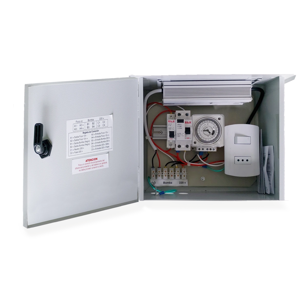Tablero de corriente continua de 100 W y 12 V (100011V) Vulcano