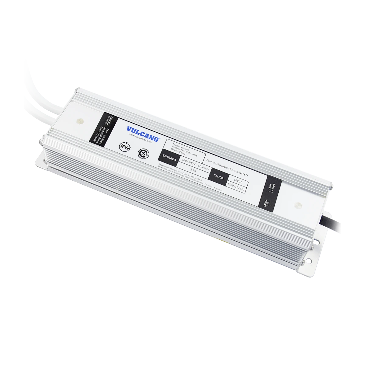 Transformador de corriente continua de 100 W y 12 V (100029) Vulcano