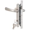 Cerradura Embutida Perfil Aluminio Puerta Abatir Inoxidable POLI
