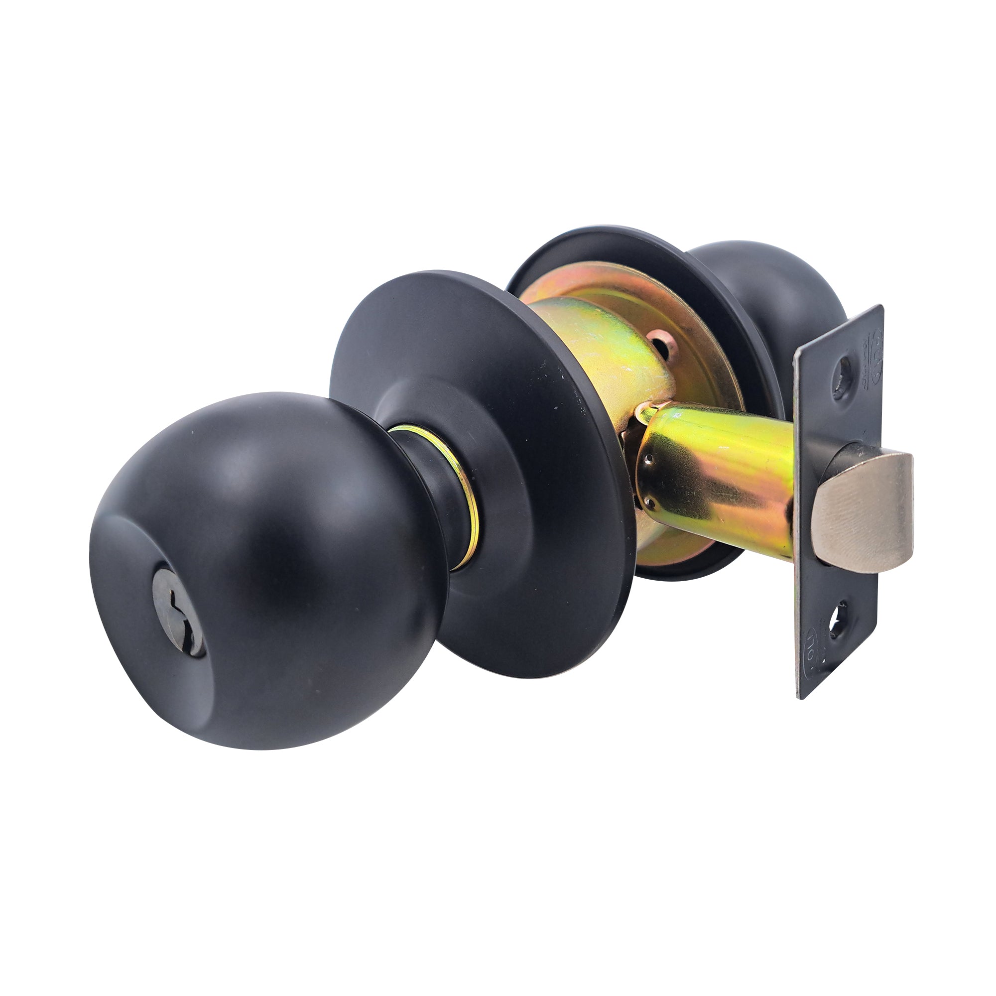 Cerradura Cilíndrica Sfera 11403 Oficina/Dormitorio Negro POLI