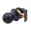 Cerradura Cilíndrica Sfera 11404 Baño/Dormitorio Negro POLI