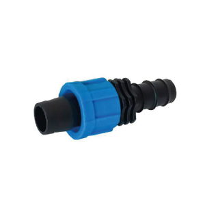Conector con contratuerca para cinta de riego a Plansa EDR