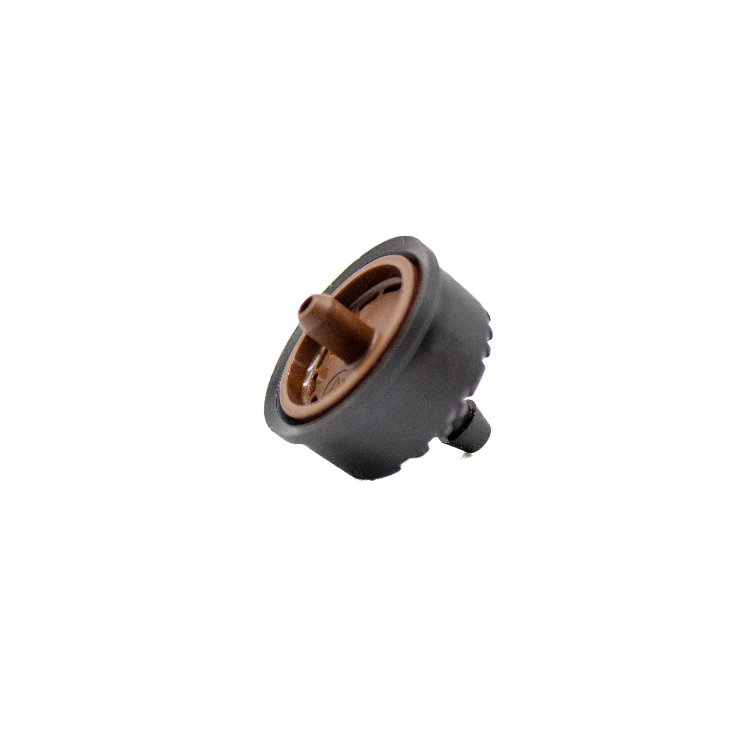 Gotero autocompensado 2,2 L/h, negro/café