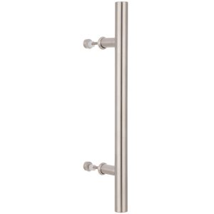 Manillon Toscana acceso simple 40cm inox + tope 1/2 luna Yale