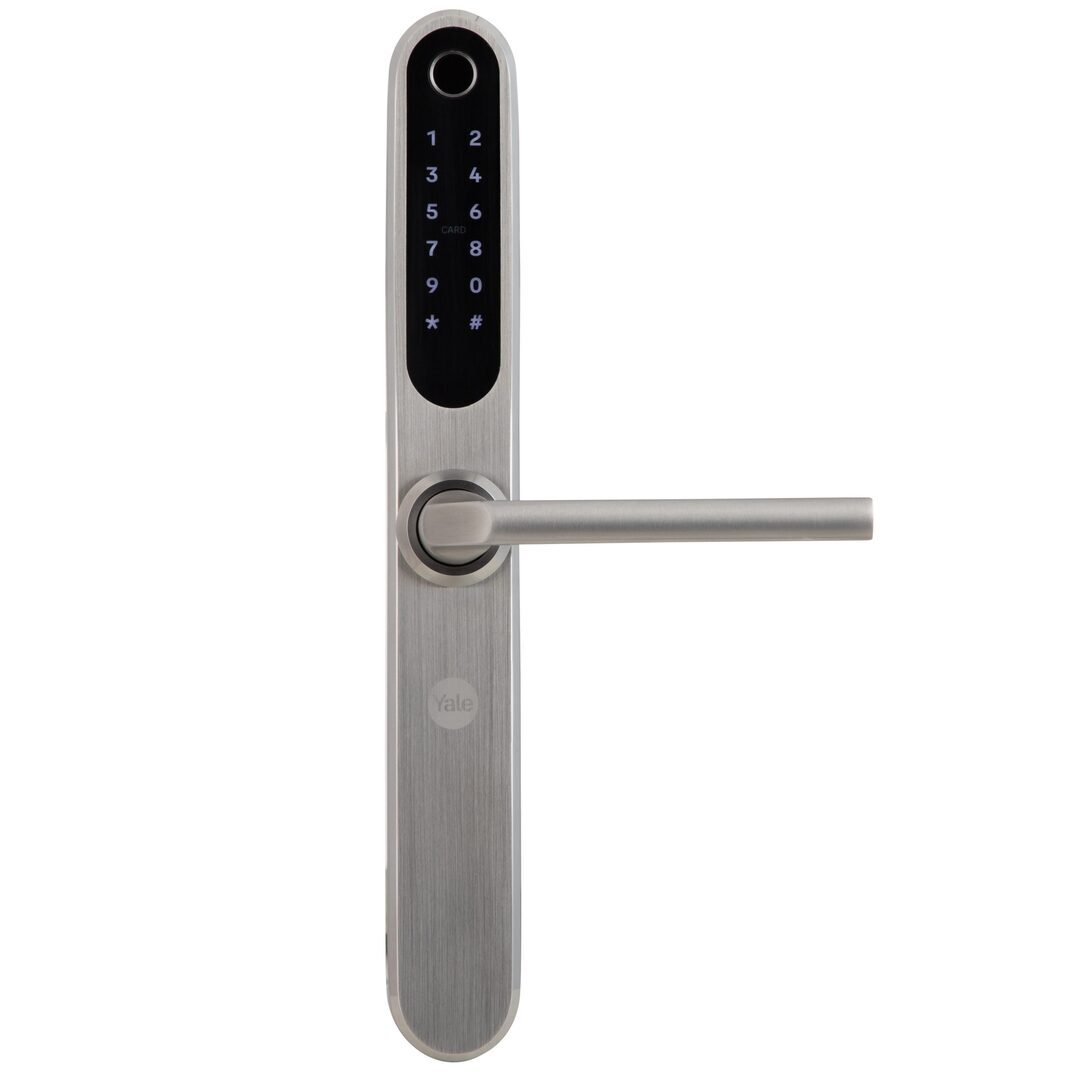 Cerradura digital YSD100 B35 huella digital WIFI níquel satinada Yale