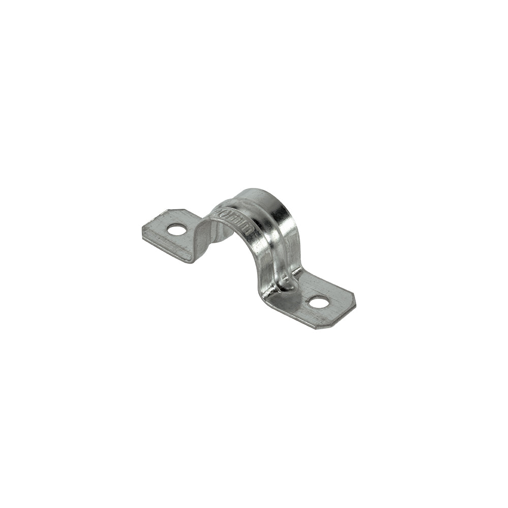 Abrazadera omega metálica 20 mm, unidad