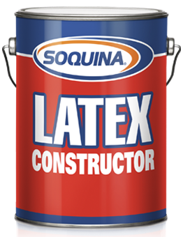 Látex Constructor gris claro, 1 galón, Soquina