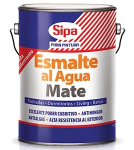 Esmalte al agua mate Sipa, imagen referencial de la línea