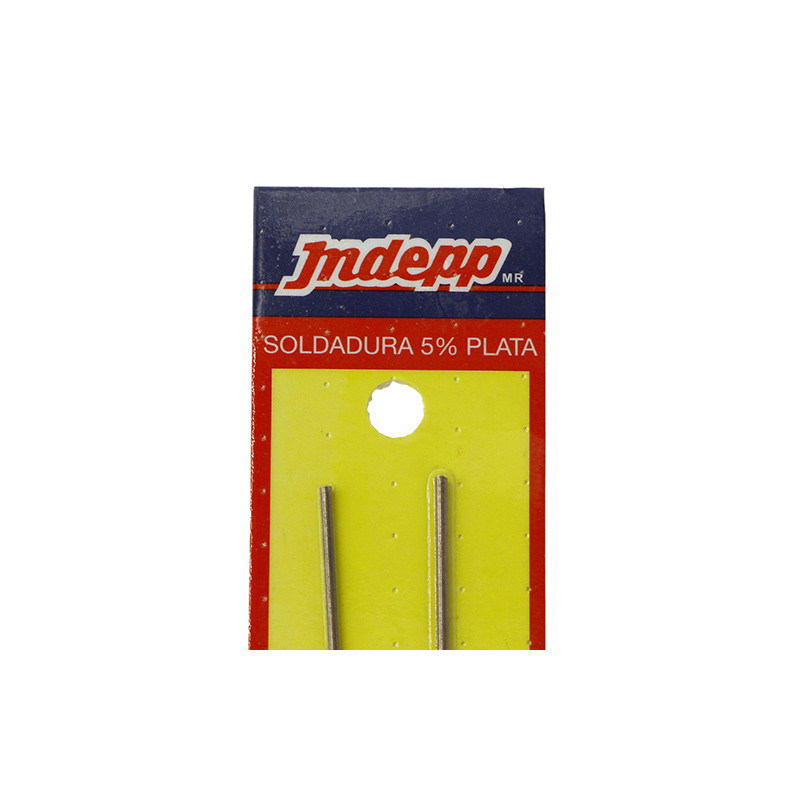 Varillas de soldadura de plata 5% 2 varillas Indepp
