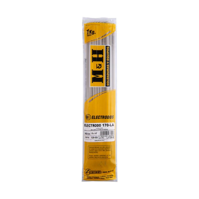 Electrodo E7018 1/8″, 1 kg M&H