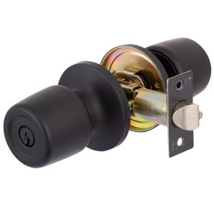 Cerradura Tubular 8000 Acceso Principal Negro POLI