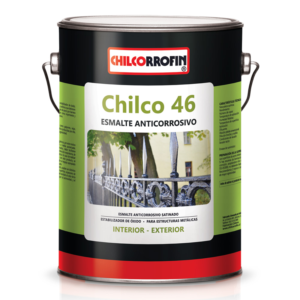 Chilco 46 verde reja, 1 galón, Chilcorrofin