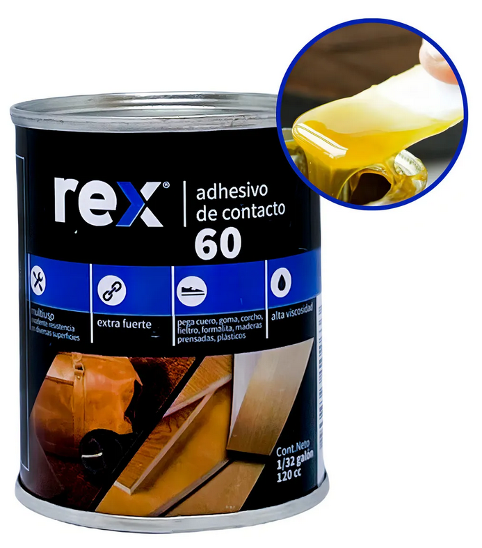 Adhesivo de contacto REX 120 cc